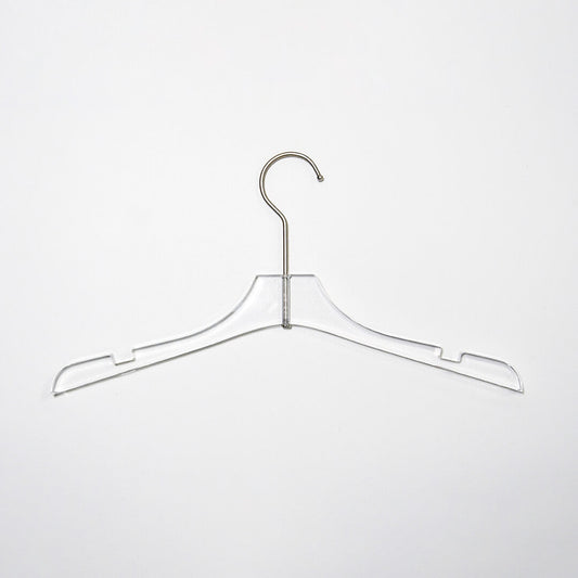 Klare Acryl-Brautkleiderbügel